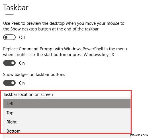How to Customize Taskbar on Windows 10