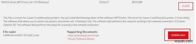 Download Canon MX922 Driver on Windows 11, 10, 8, 7 and Mac