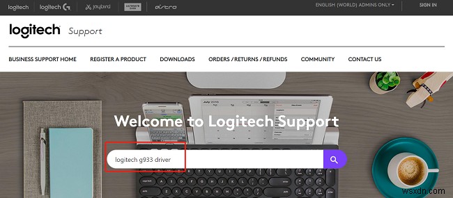 Download Logitech G933 drivers on Windows 10, 8, 7