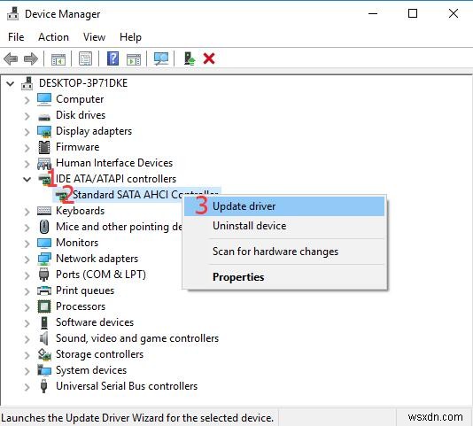 Download Standard SATA AHCI Controller Drivers Windows 10