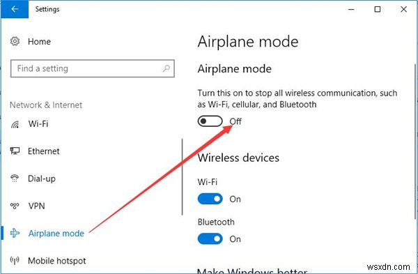 Fixed: Windows 10 Stuck in Airplane Mode