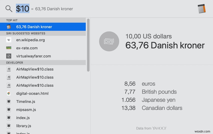 How to use Mac’s Spotlight Search for Quick Currency Conversion