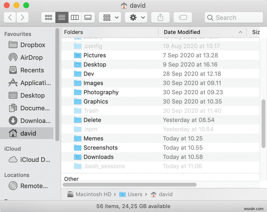 How to Open Mac’s Home Directory in Finder via  Terminal