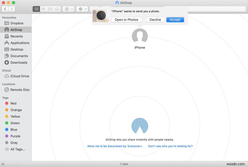 How to use Airdrop to Send Files on Mac Devices