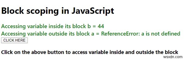 Block Scoping in JavaScript.
