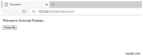 Call a function with onclick() &ndash; JavaScript?