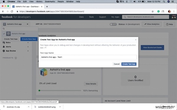 How to integrate a facebook login in swift for iOS App?
