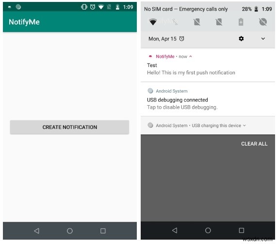 How to play an android notification sound?
