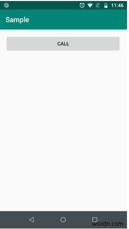 How to make a phone call using intent in Android?