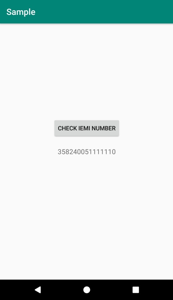 How to get the device&rsquo;s IMEI/ESN number programmatically in android?