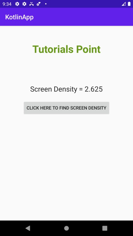 How to get the screen DPI programmatically in Android using Kotlin?