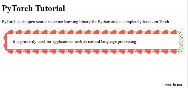Adding CSS3 Border Images