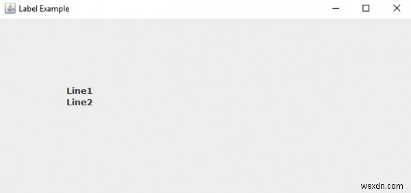 How to create JLabel to hold multiline of text using HTML in Java?