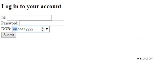 HTML <input> autofocus Attribute
