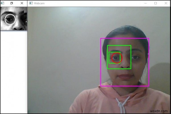How to detect and track the motion of eyeball in OpenCV using C++?