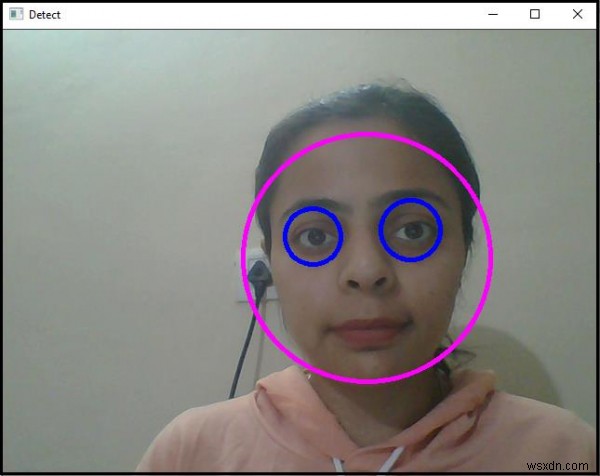 How to detect the eye in OpenCV using C++?