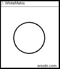 How to draw a circle in OpenCV using C++?