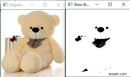 How to create a binary image in OpenCV using C++?