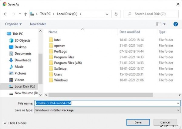 How to install OpenCV for C++ in Windows?