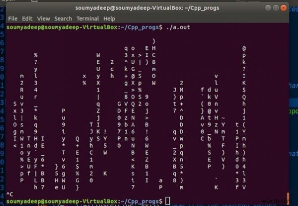 Implementation of a Falling Matrix in C++