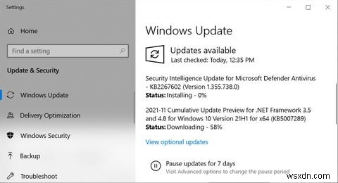 How to Manage Windows Update in Windows 10