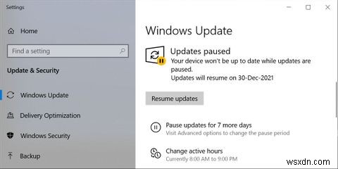 How to Manage Windows Update in Windows 10