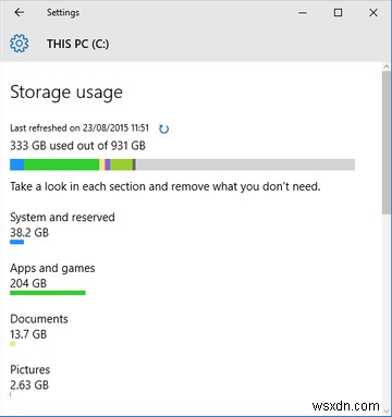 How to Free Up Storage Space to Run Windows 10