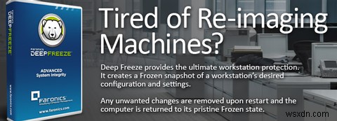 System Restore On Reboot - Deep Freeze Your Windows Installation With Free Tools