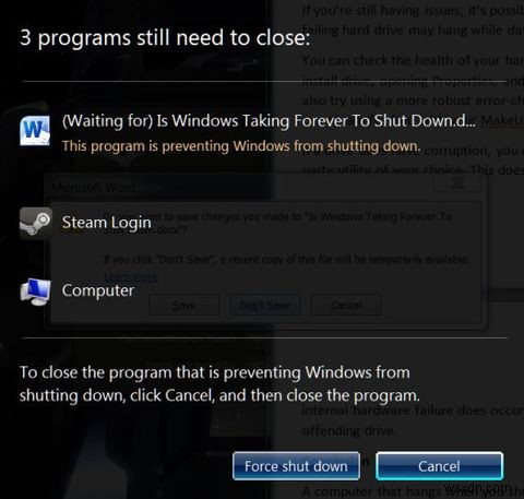 Is Windows Taking Forever to Shut Down? Try This!