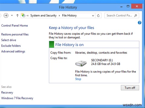 Did You Know Windows 8 Has a Built-In Time Machine Backup?