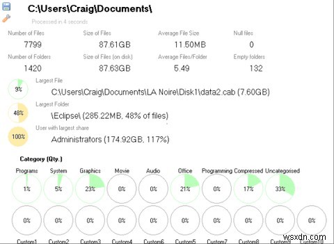 Xinorbis Is A Free & Portable Disk Analyzer For The Windows File System