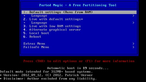 Parted Magic: A Complete Hard Drive Toolbox On One Live CD