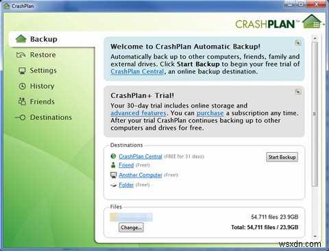 How To Back Up PCs To Each Other Via The Internet Using Crash Plan Personal