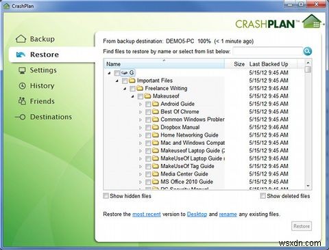 How To Back Up PCs To Each Other Via The Internet Using Crash Plan Personal