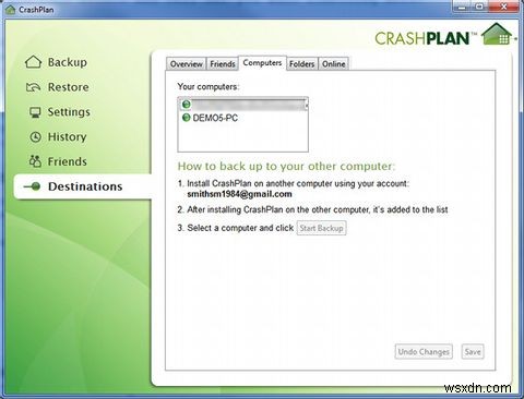 How To Back Up PCs To Each Other Via The Internet Using Crash Plan Personal