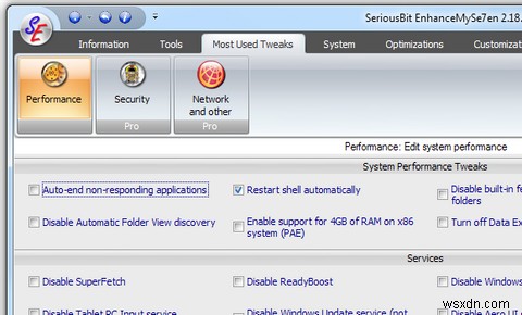 Tweak Windows 7 And Learn More About Your Computer With EnhanceMySe7en