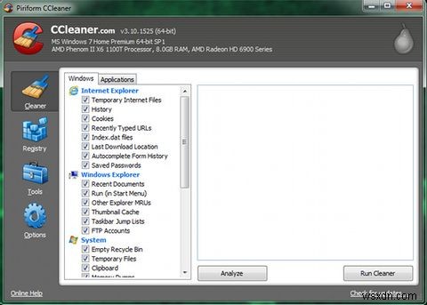 Optimize Your System To Run At Its Best With CCleaner