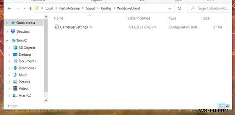 How to Fix Fortnite Not Saving Game Settings in Windows 11 and 10