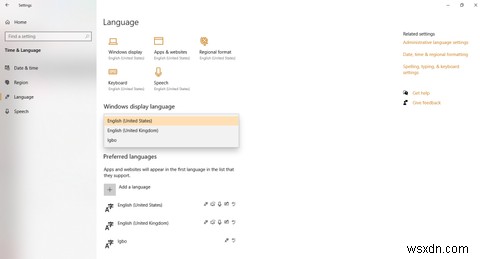 How to Install Language Packs on Windows 10