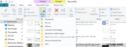 4 Ways to Restore Files From the Recycle Bin in Windows 10