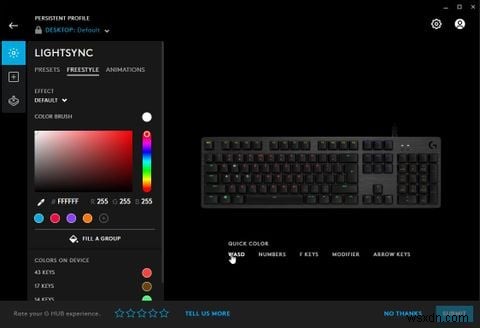 How to Create Your Own “Light Maps” for Your Logitech Keyboard