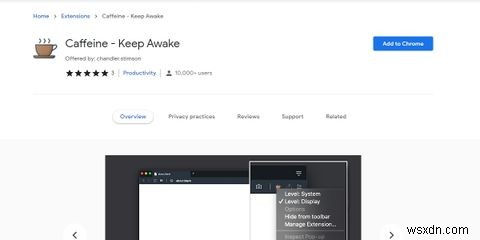 How to Prevent Windows From Sleeping With Caffeine