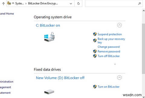 How to Disable or Suspend BitLocker on Windows 10