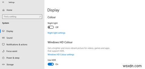 How to Enable HDR Mode in Windows 10