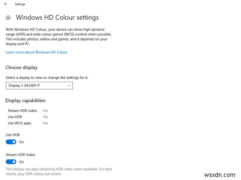 How to Enable HDR Mode in Windows 10