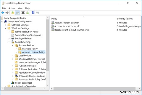 How to Limit the Number of Failed Login Attempts on Windows 10