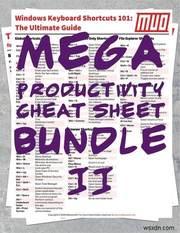 Download Even More Productivity Cheat Sheets for FREE!