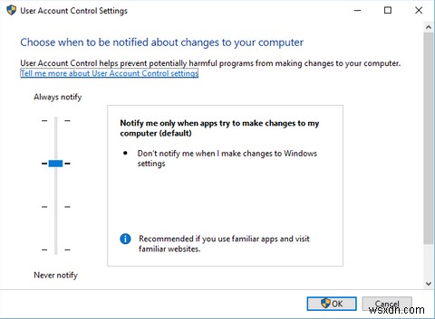 User Account Control and Administrator Rights on Windows 10