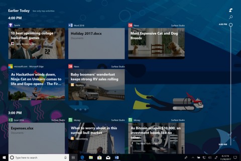 You Can Now Test Windows 10s Timeline Feature