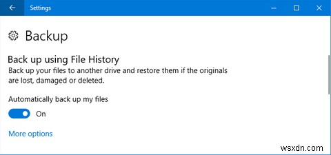 How to Back Up Your (Outlook) Email With Windows 10 File History